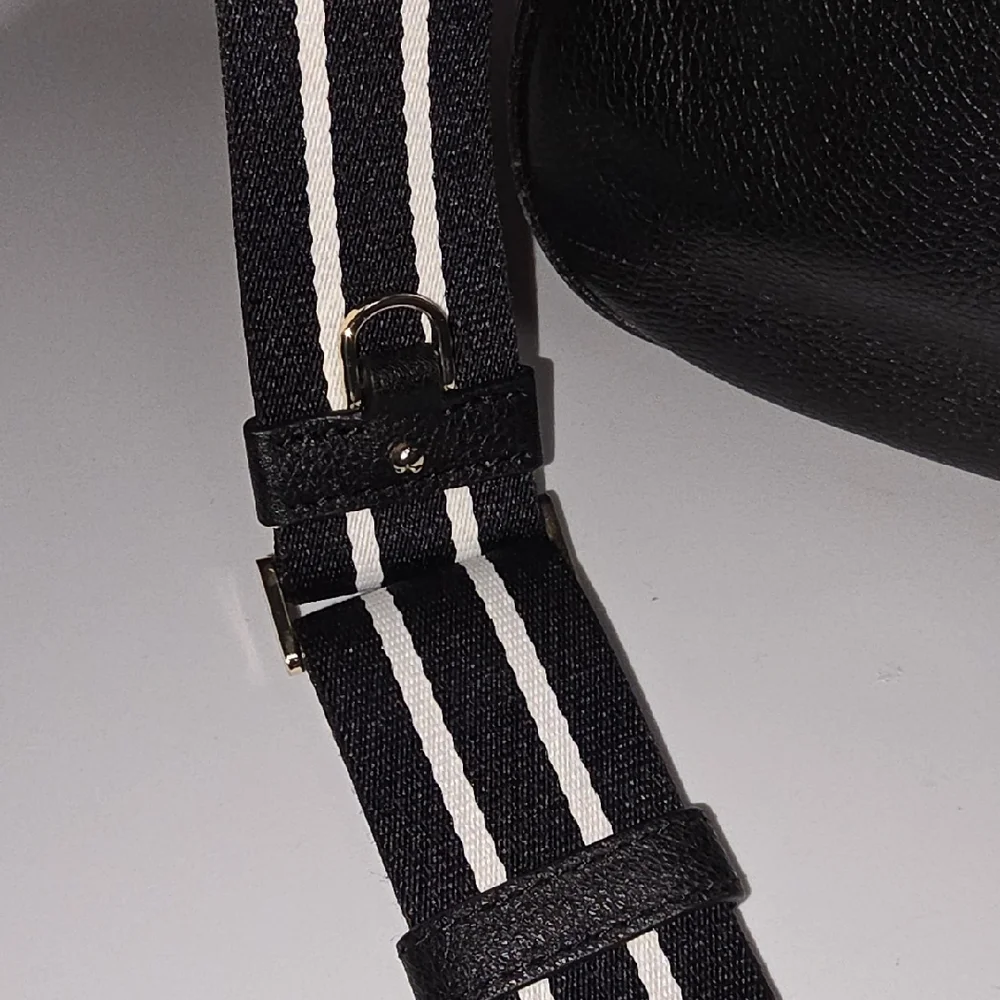 Kate Spade Black Pebbled Leather Crossbody with 2 Different Straps - Picture 14 of 16